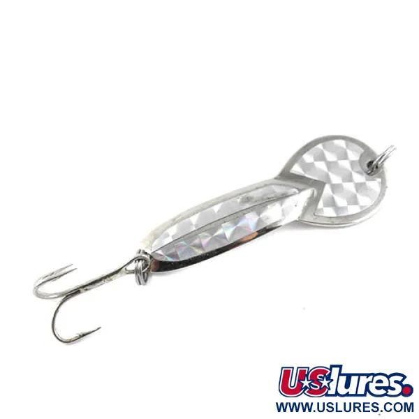 Loco 3 Glen Evans Cuillère, Nickel, 17g, Bande Prismatique, #1200