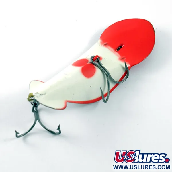 Buck Perry Spoonplug Cuiller, Rouge / Blanc, 21g, Profondeur, #1207