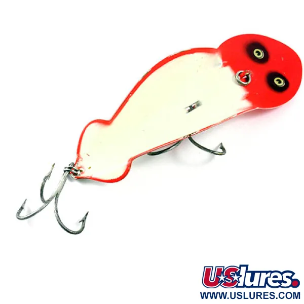 Buck Perry Spoonplug Cuiller, Rouge / Blanc, 21g, Profondeur, #1207