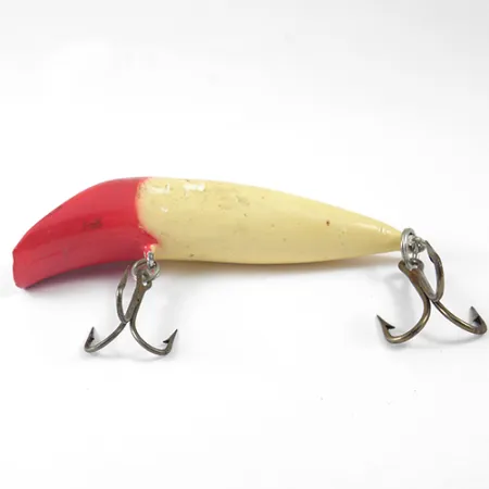 Canadian Wiggler Leurre, Rouge / Blanc, 28g, Corps Creux, #1236