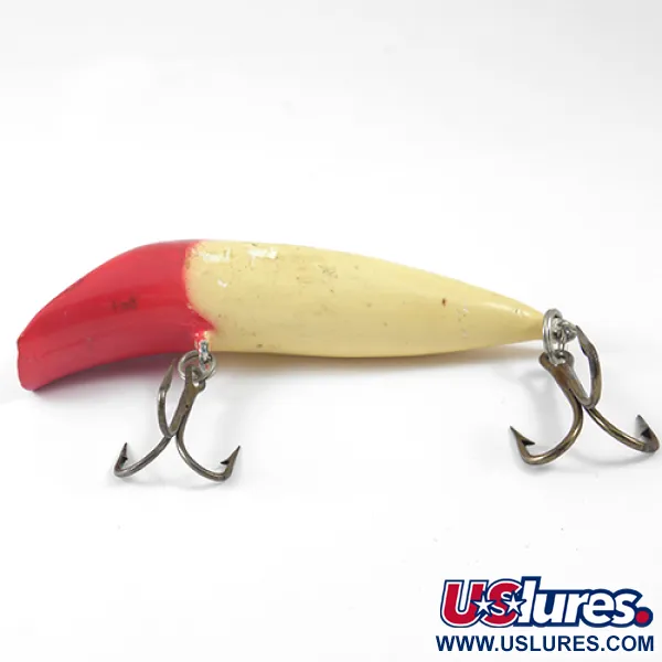 Canadian Wiggler Leurre, Rouge / Blanc, 28g, Corps Creux, #1236