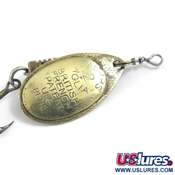 Mepps Aglia 2 Cuiller Tournante, Laiton, 4,5g, Vintage, #1255