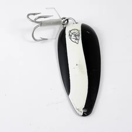 Dardevle Dardevlet Cuillère, Noir/Blanc/Nickel, 21g, Vintage, #1264