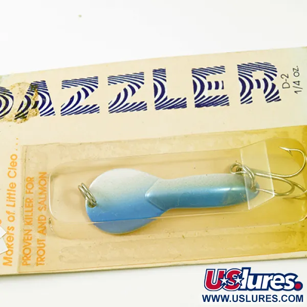 Acme Dazzler Cuillère, Bleu / Nickel, 7g, Design Vintage, #1269