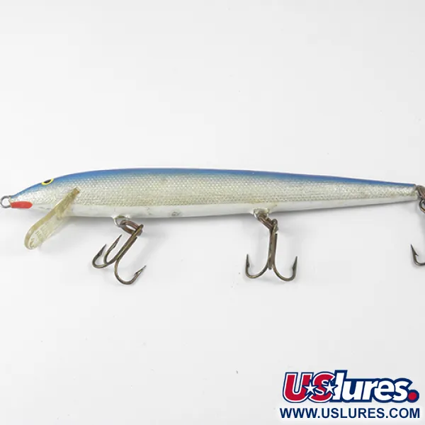 Rapala Original Floater Leurre, Bleu clair/Argent, 7g, Balsa, #1275