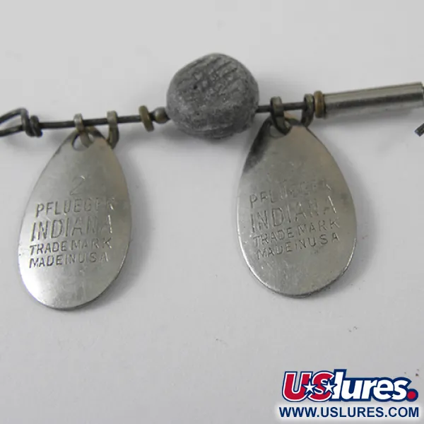 Pflueger Indiana Spinner, Nickel, 6g, Curly Tail, #1276