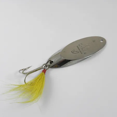 Weber Mr Champ Cuillère, Nickel/Queue jaune, 35g, Plumes, #1278