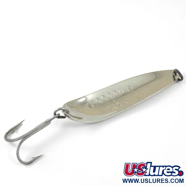 Luhr Jensen Krocodile Die #5 Cuillère, Nickel Martelée, 25g, #1281