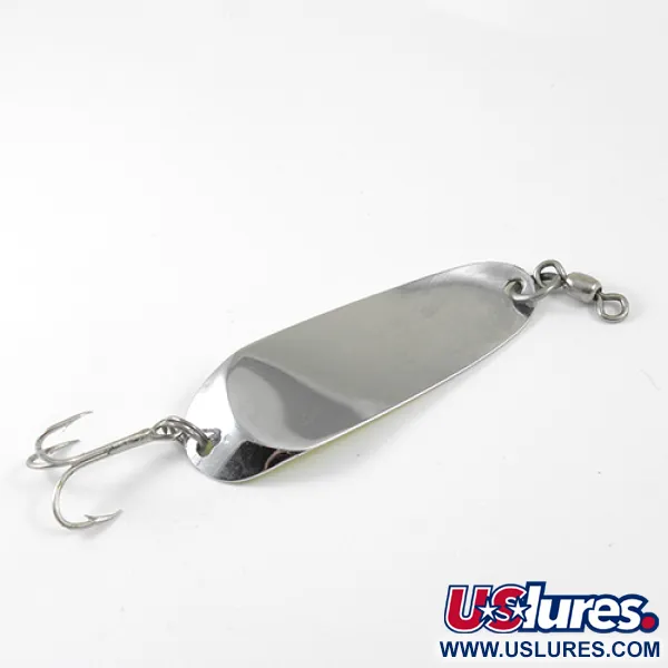 Andy Reekers Cuillère, Jaune/Points rouges, 11g, Nickel poli, #1286