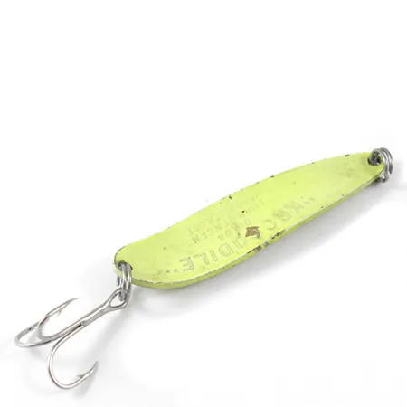 Luhr Jensen Krocodile Die #4 Cuillère, Jaune, 14g, Longue distance, #1290