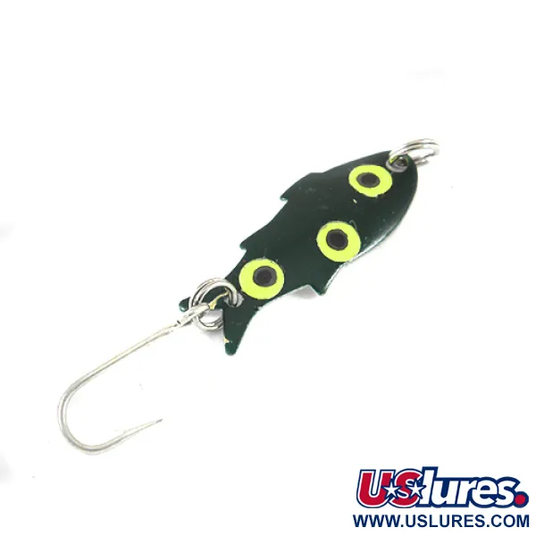 Worden's Tripple Teaser Cuillère, Frog (Jaune/Vert), 1,3g, Truite, #1293