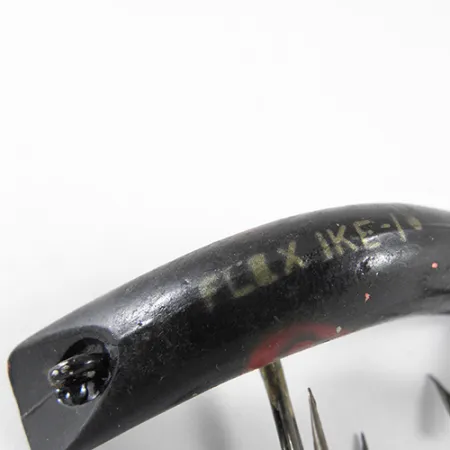 Lazy Ike 1318 Leurre de traîne, Noir / Rouge, 3,5g, Forme banane, #1318