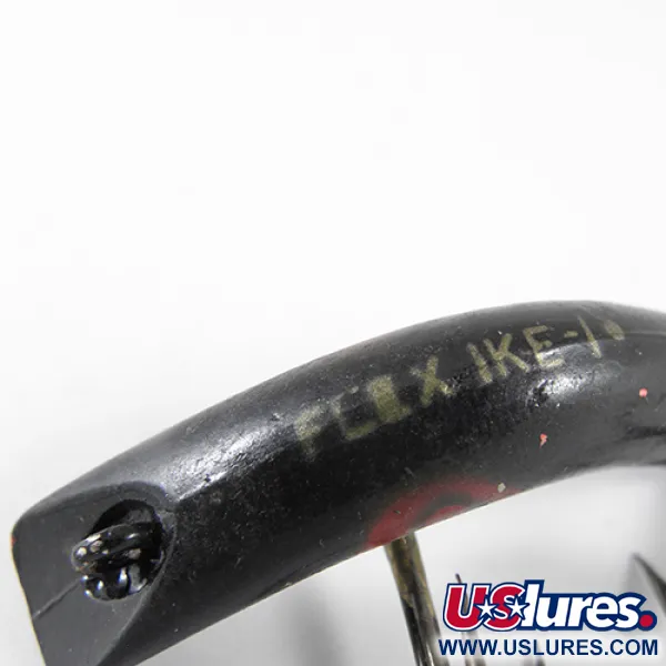 Lazy Ike 1318 Leurre de traîne, Noir / Rouge, 3,5g, Forme banane, #1318