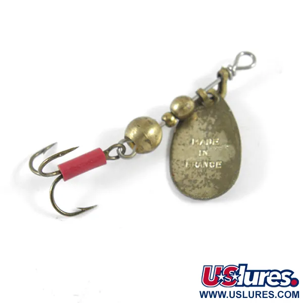 Mepps Aglia 0 Cuiller tournante, Laiton, 2.2g, Palette Laiton, #1326