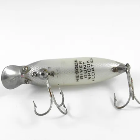 Heddon River Runt Leurre, Noir/Gris, 12,5g, Bavette Métal, #1329