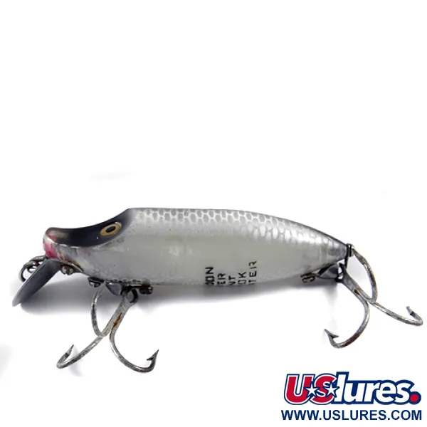 Heddon River Runt Leurre, Noir/Gris, 12,5g, Bavette Métal, #1329