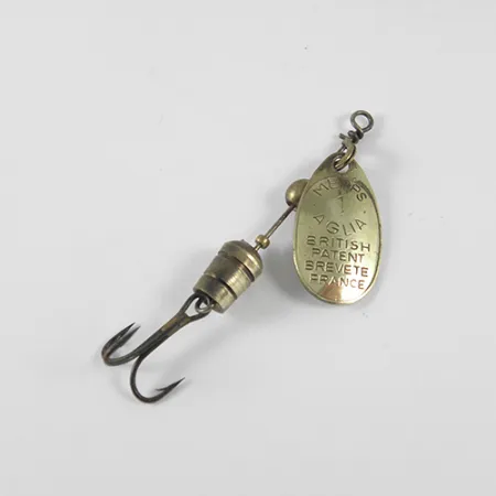 Mepps Aglia 1 Cuillère Tournante, Laiton, 3.5g, Vintage, #1341