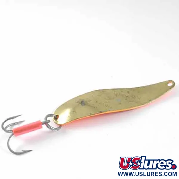 Mepps Syclops 2 Cuillère, Orange / Laiton, 17g, Corps en laiton, #1352