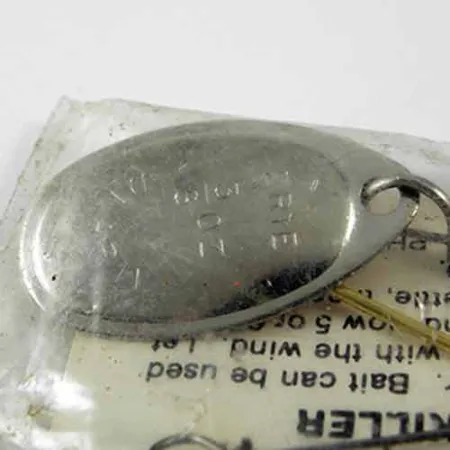 Erie Dearie Walleye Killer Cuiller Plombée, Nickel, 9g, USA, #1360