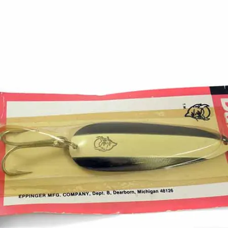 Eppinger Dardevle Cuillère, Black/White/Nickel, 28g, Vintage, #1365