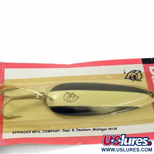 Eppinger Dardevle Cuillère, Black/White/Nickel, 28g, Vintage, #1365