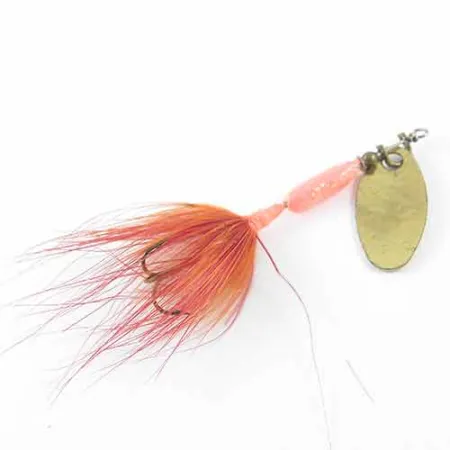 Yakima Bait Worden’s Original Rooster Tail Cuillère, Laiton/Rouge, 1,6g, #1381