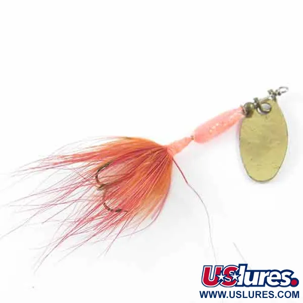 Yakima Bait Worden’s Original Rooster Tail Cuillère, Laiton/Rouge, 1,6g, #1381