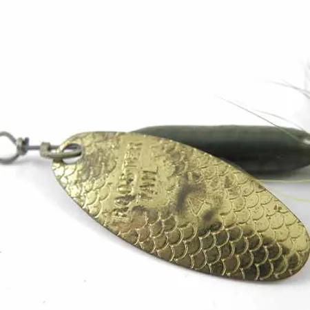 Worden’s Original Rooster Tail 4 Cuiller, Laiton/Vert, 8g, #1391