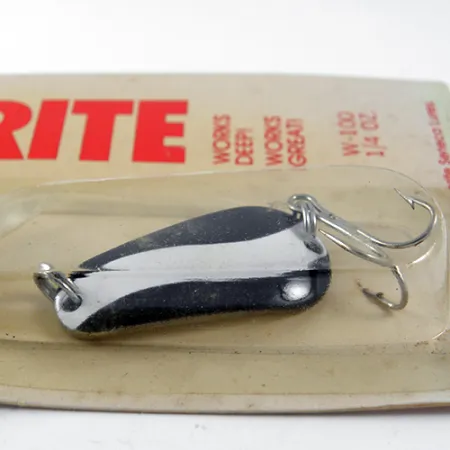 Seneca Wob-L-Rite Cuiller, Noir / Blanc, 7g, Zones Profondes, #1407