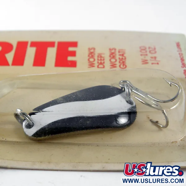 Seneca Wob-L-Rite Cuiller, Noir / Blanc, 7g, Zones Profondes, #1407