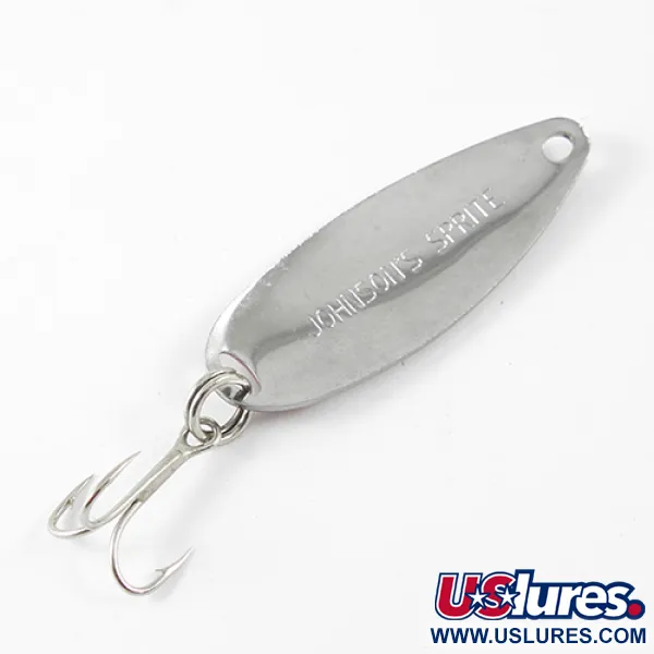 Johnson Sprite Cuillère Ondulante, Nickel / Rouge, 7g, #1425