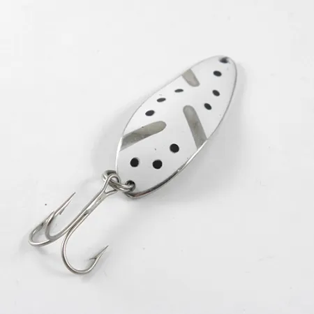 Little Cleo (Hula Girl) Cuiller, Nickel / Blanc, 10g, Vintage, #1441