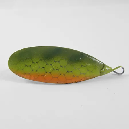 Johnson Silver Minnow Cuillère ondulante, Vert/Orange/Argent, 6g, #1451
