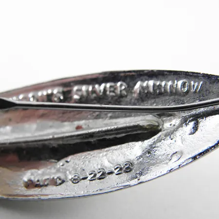 Johnson Silver Minnow Cuillère ondulante, Vert/Orange/Argent, 6g, #1451