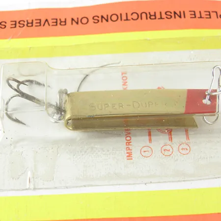 Luhr Jensen Super Duper 502 Cuillère, Or / Rouge, 2,5g, Forme U, #1457