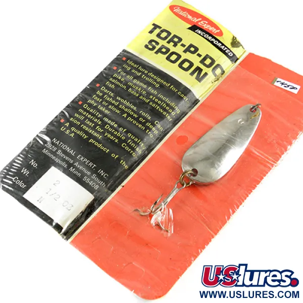 Nebco Tor-P-Do 2 Cuillère, Nickel, 14g, Action Oscillante, #1458