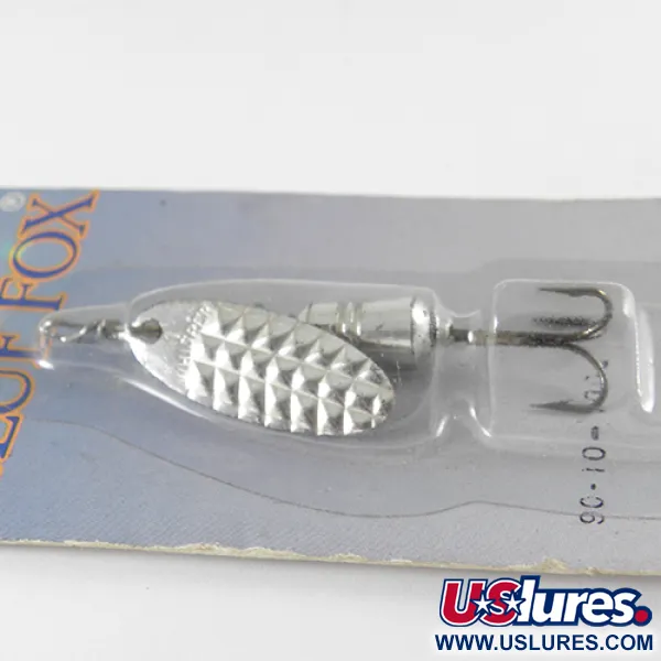 Blue Fox Whisper 1 Cuillère, Argent, 4g, Palette prismatique, #1459