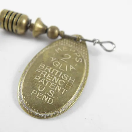 Mepps Aglia 2 Cuiller, Laiton, 4.5g, Brevet Français, #1503