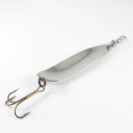 Luhr Jensen Krocodile Cuillère, Nickel/Rouge, 28g, Profil étroit, #1509