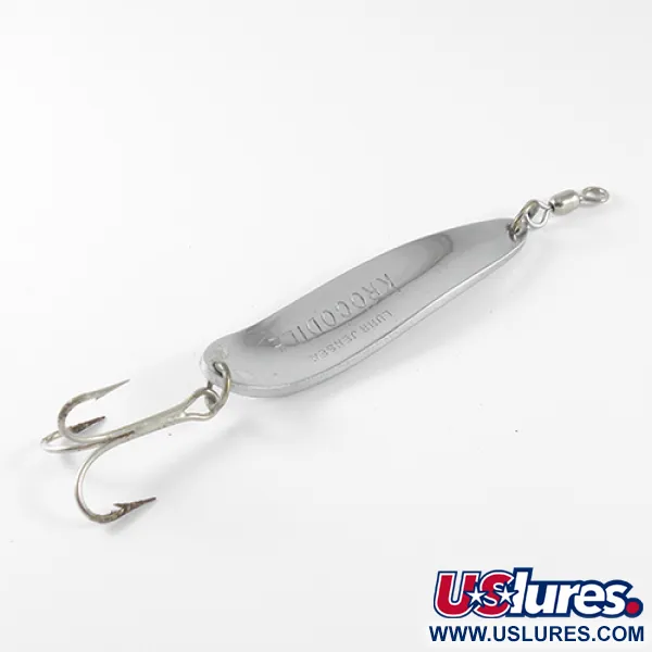 Luhr Jensen Krocodile Cuillère, Chrome, 21g, Lancers Longs, #1515