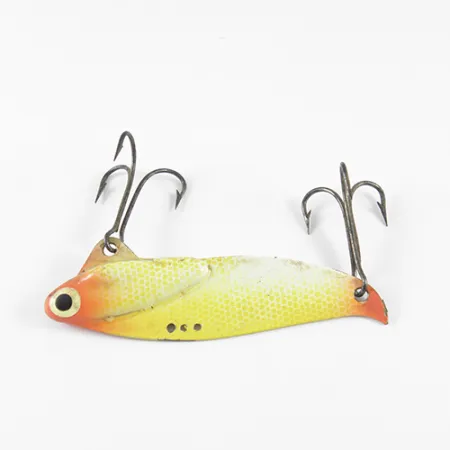 Heddon Sonar 433 Lame vibrante, Jaune / Rouge, 14g, 3 attaches, #1530