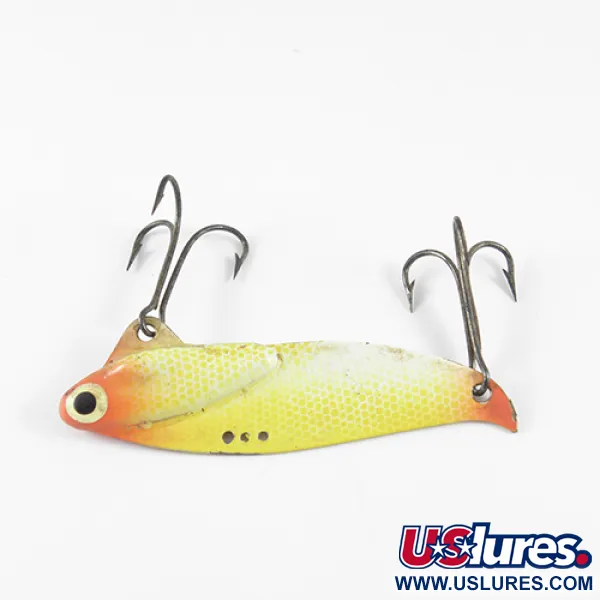 Heddon Sonar 433 Lame vibrante, Jaune / Rouge, 14g, 3 attaches, #1530