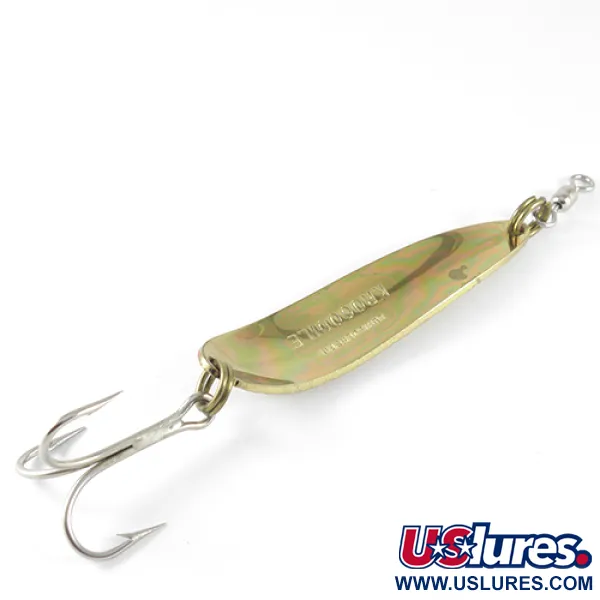 Luhr Jensen Krocodile Cuillère, Hammered Gold/Orange, 28g, #1532