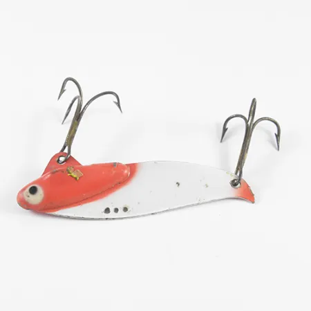 Heddon Sonar 433 Lame Vibrante, Blanc / Rouge, 14g, 3 Attaches, #1538