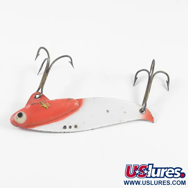 Heddon Sonar 433 Lame Vibrante, Blanc / Rouge, 14g, 3 Attaches, #1538