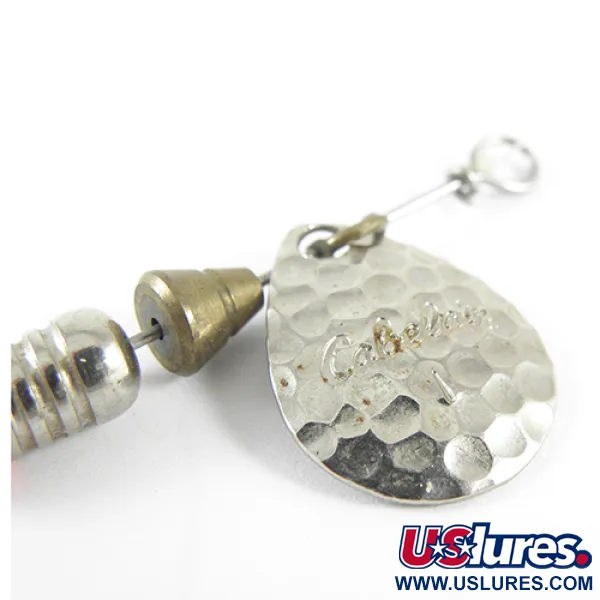 Cabela's 1 Spinner, Nickel, 4g, Palette martelée, #1541