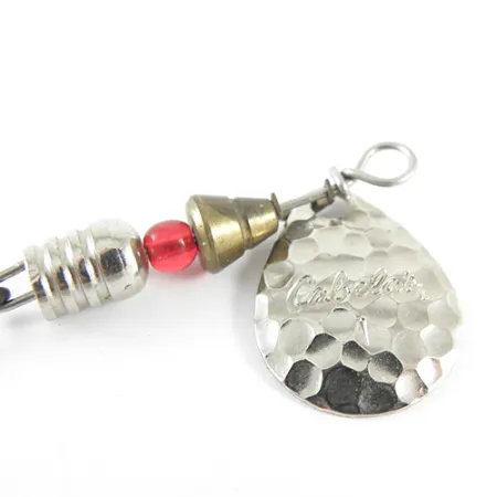 Cabela's 1 Cuillère tournante, Nickel, 4g, palette martelée, #1542