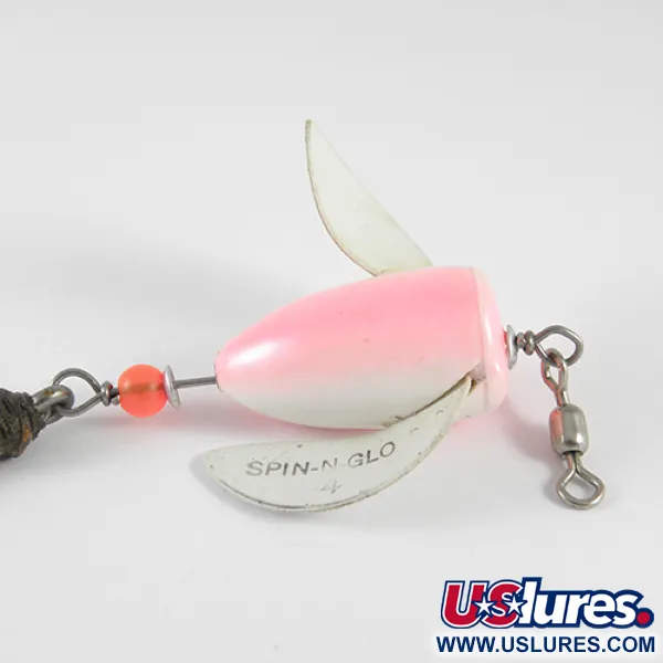 Yakima Bait Worden's Spin-n-Glo Winged, Rose, 4g, Trailer Tinsel, #1544