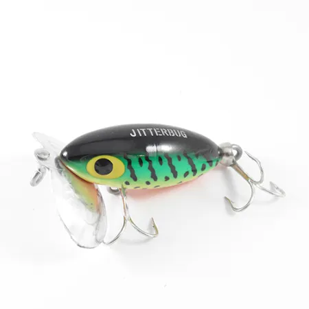 Fred Arbogast Jitterbug Leurre Surface, Fire Tiger, 7g, Métal, #1570