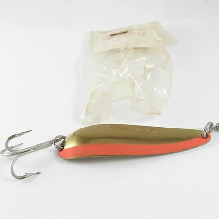 Luhr Jensen Krocodile Cuillère, Orange / Or, 28g, Coulante, #1586